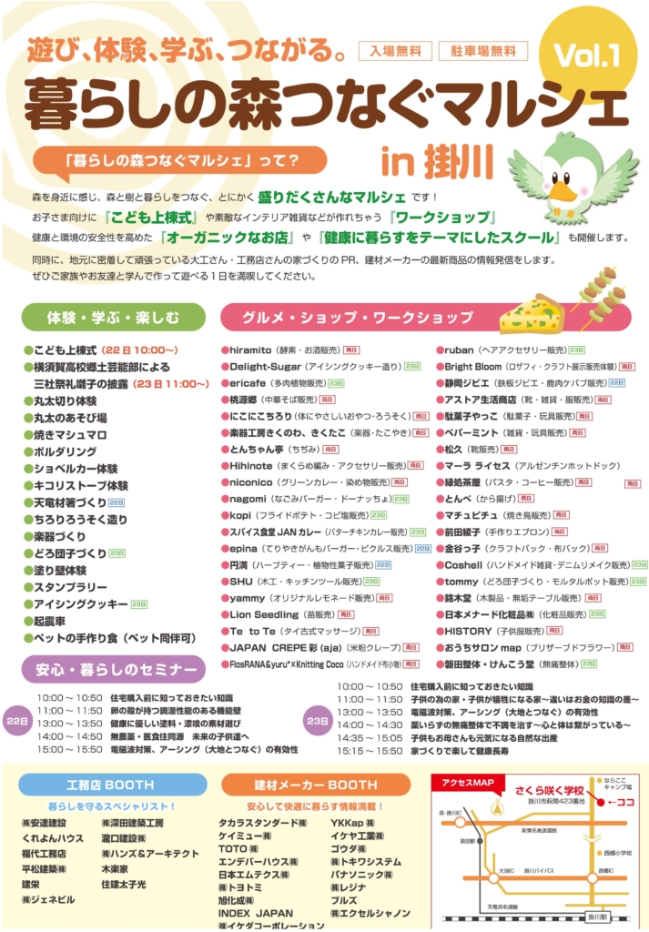 暮らしの森つなぐマルシェ